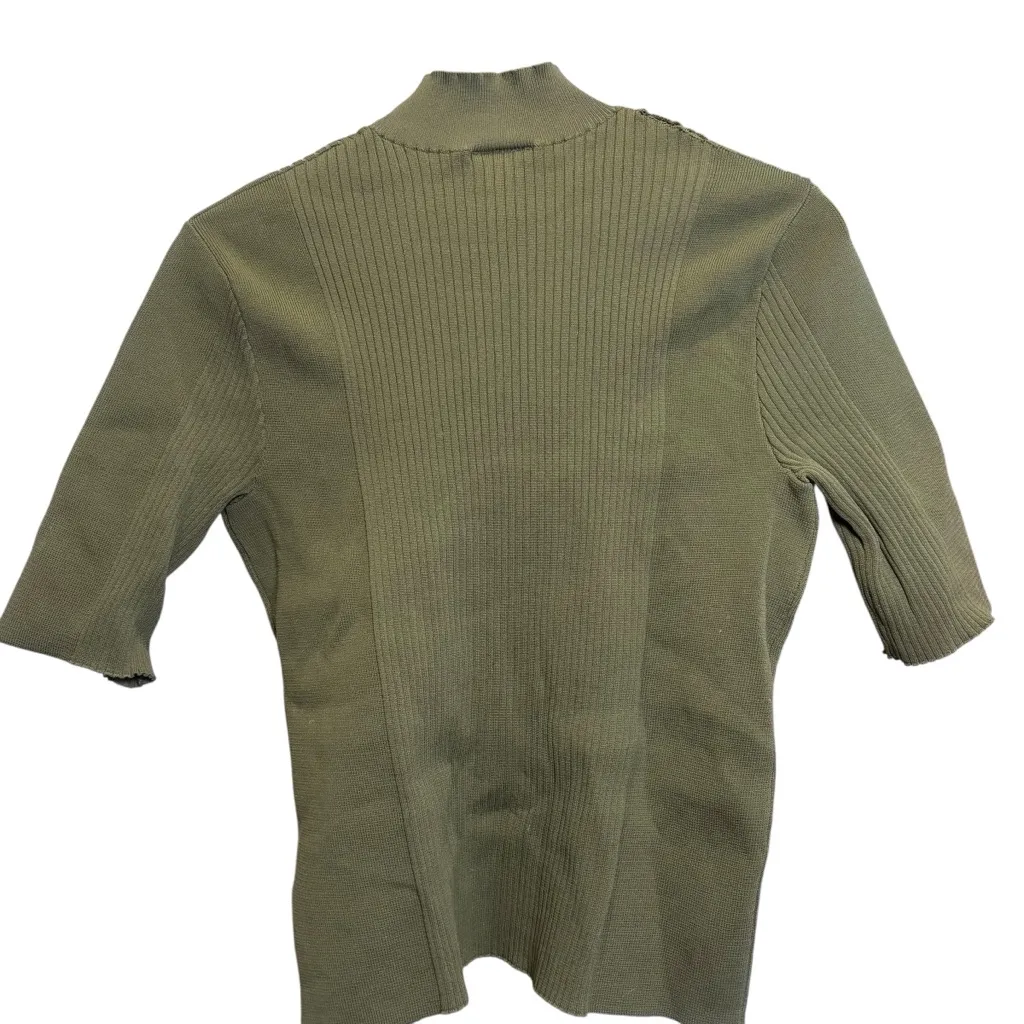 Scoop Hunter Green Mock Neck Turtleneck Short Sleeve Size XL - Image 8