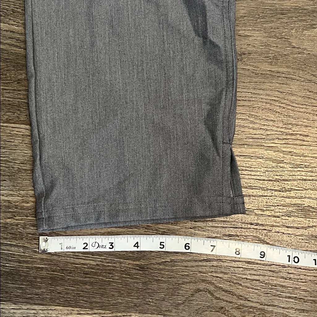 Figs Kade Cargo Grey Medical Scrub Pants w/Teal Drawstring Size Small - Image 11