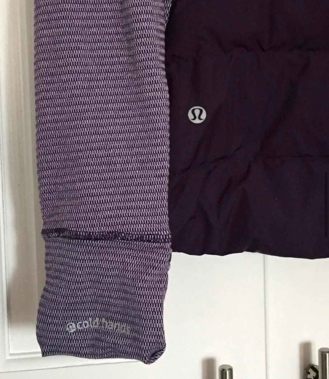 Puffer Jacket In Plum Size 4 - Image 9