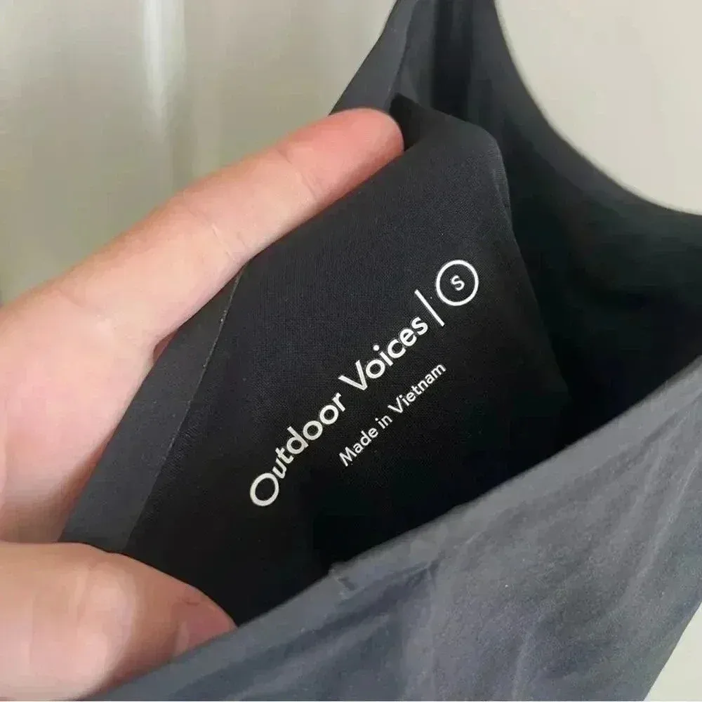 Outdoor Voices Black Tennis Dress Size Small With Liner - Image 8