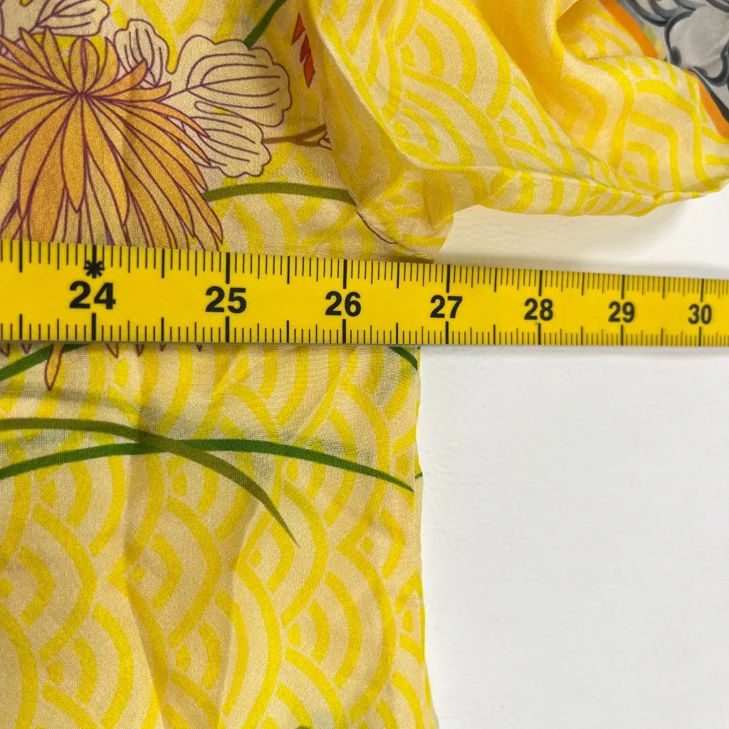 NWOT Johnny Was Brilliant Silk Oversized Kimono Boho Tunic Dress Top Blouse S - Image 10