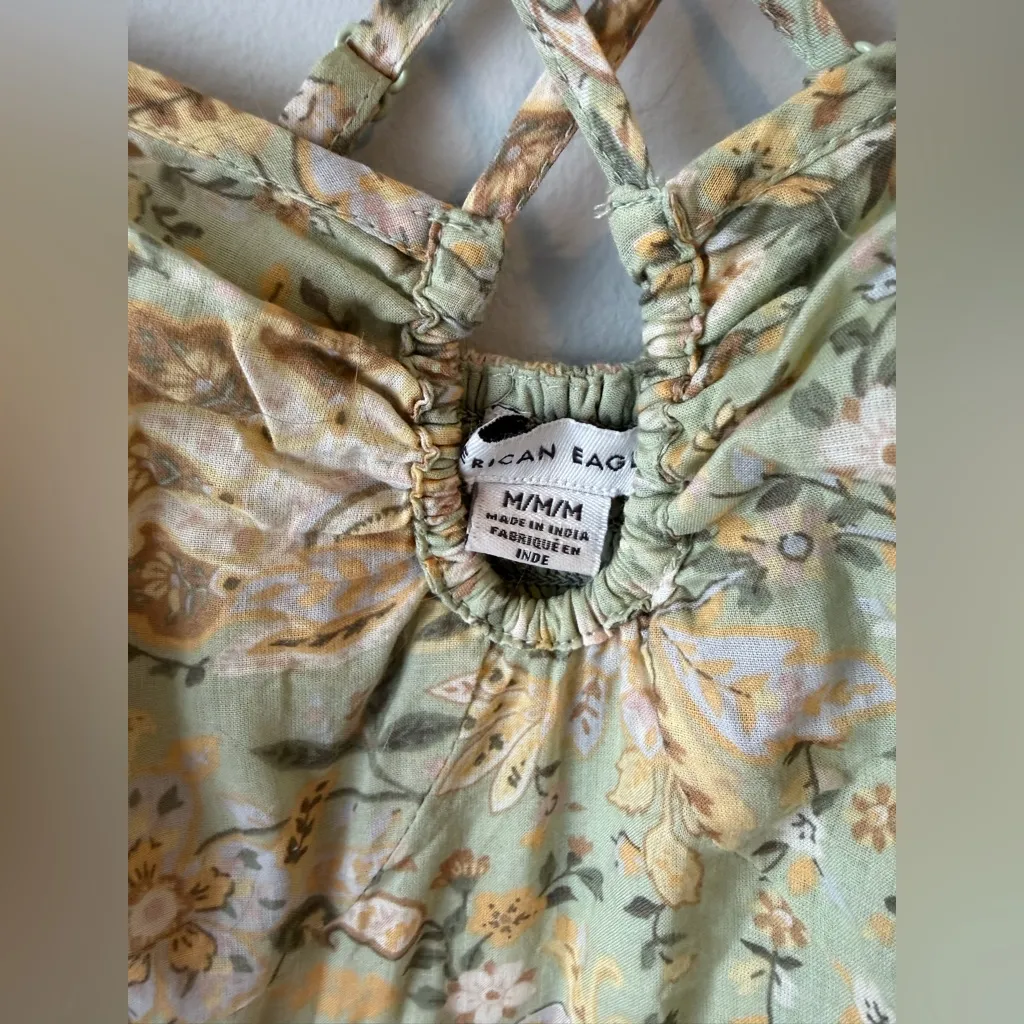 American Eagle tiered halter mini dress - Image 6