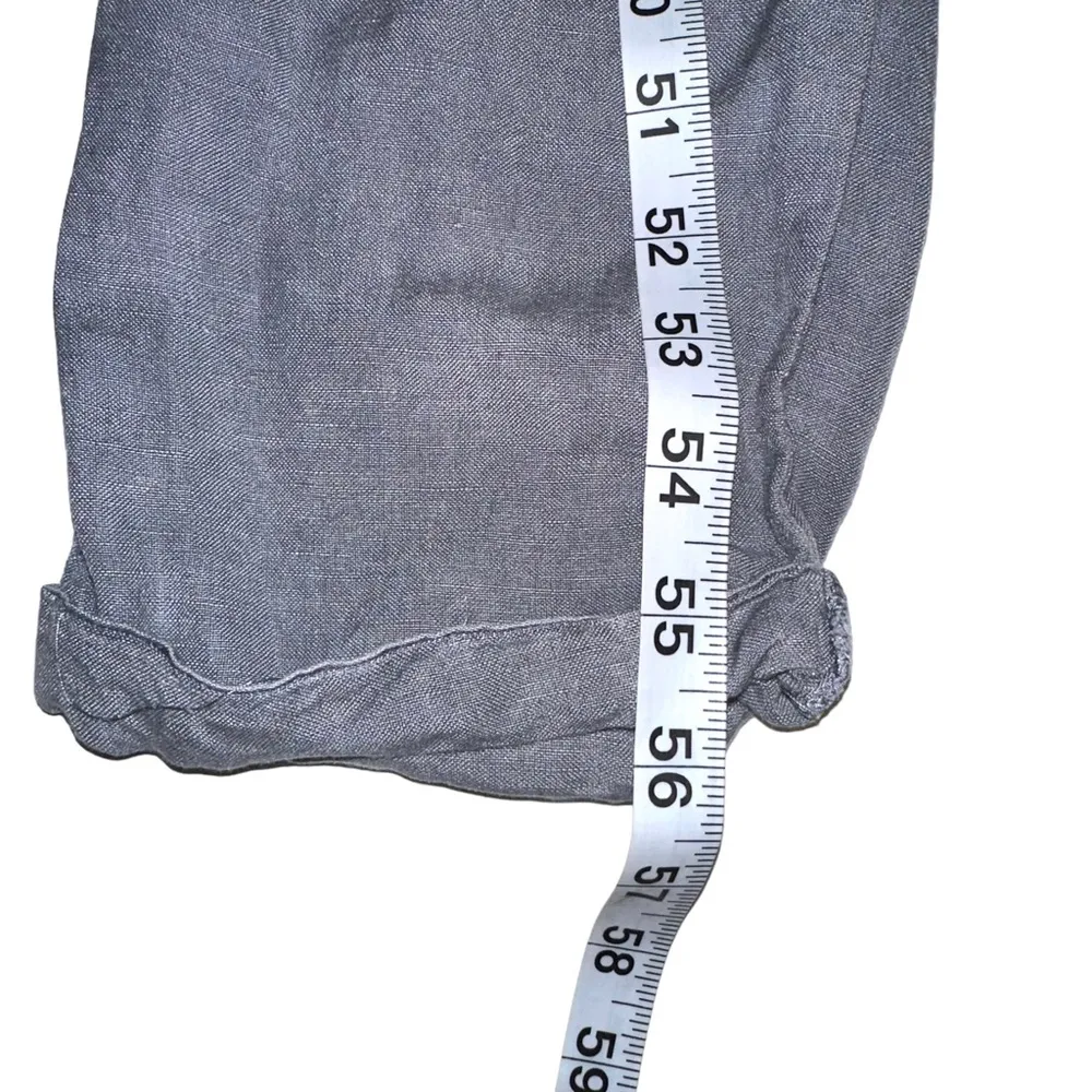 Young Fabulous & Broke Alex Linen Blend Gray Sleeveless Jumpsuit SMALL - Image 10