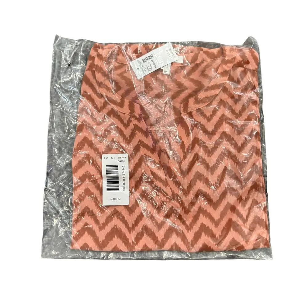 Maurices Woven V-Neck Tank Top Blouse in Pink, Size M​​​ - Image 4