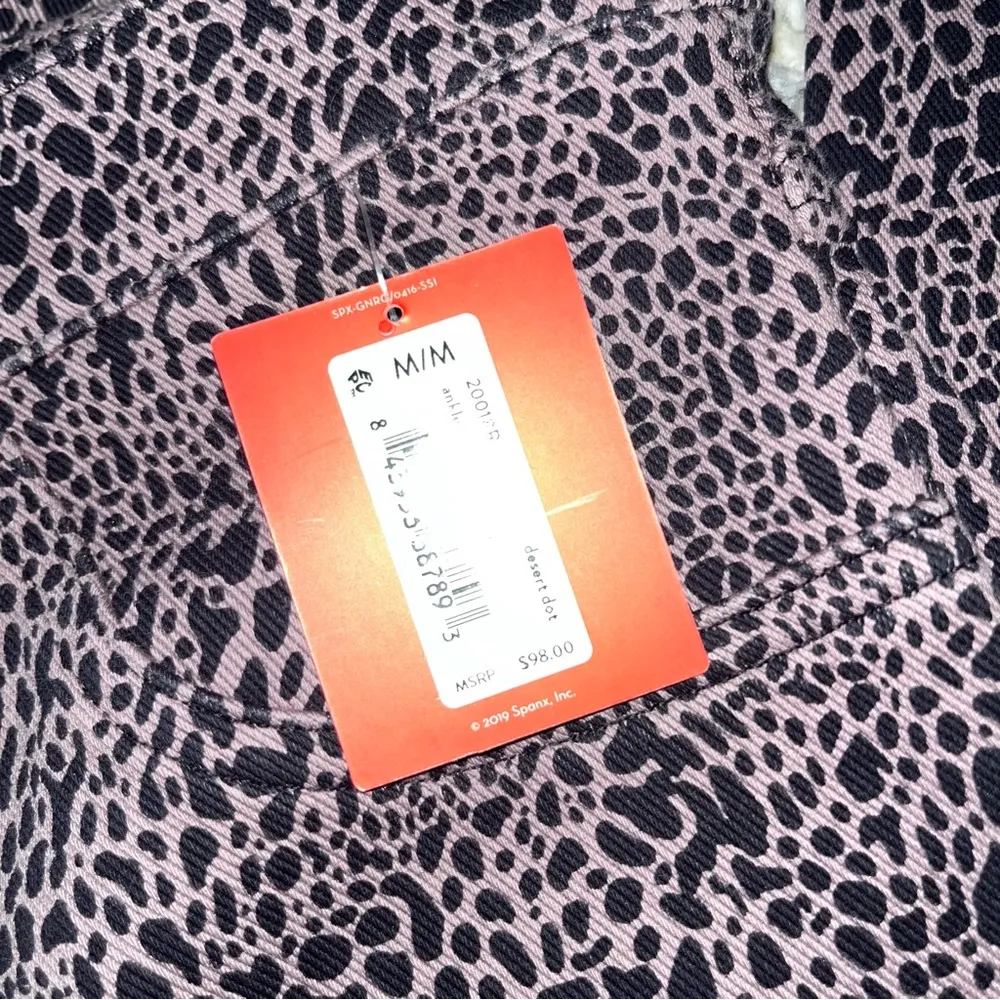 New Spanx Ankle Jean-ish Leggings Desert Dot size m - Image 2