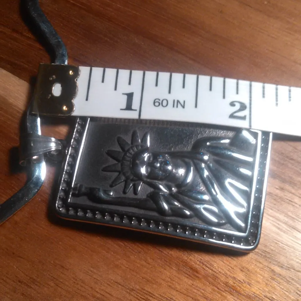 Statue of Liberty Stainless Steel Choker Necklace (16 Inch) - Image 11