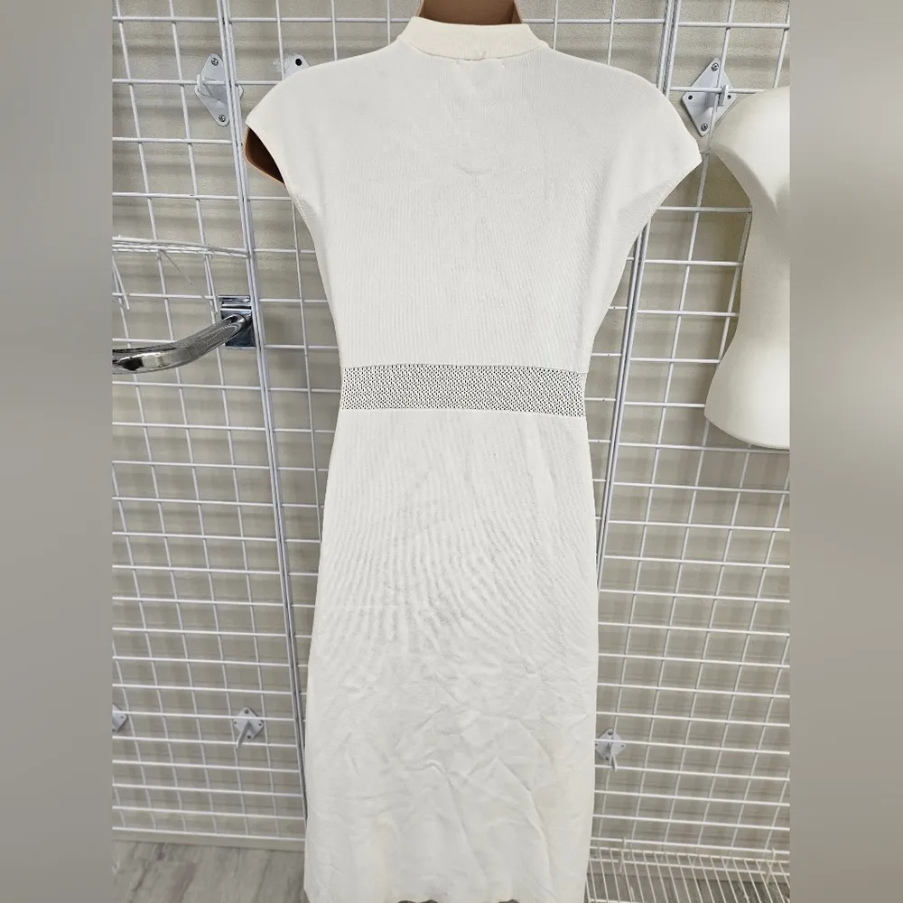 NEW YORK & COMPANY Sleeveless Dress Size xxl White - Image 3