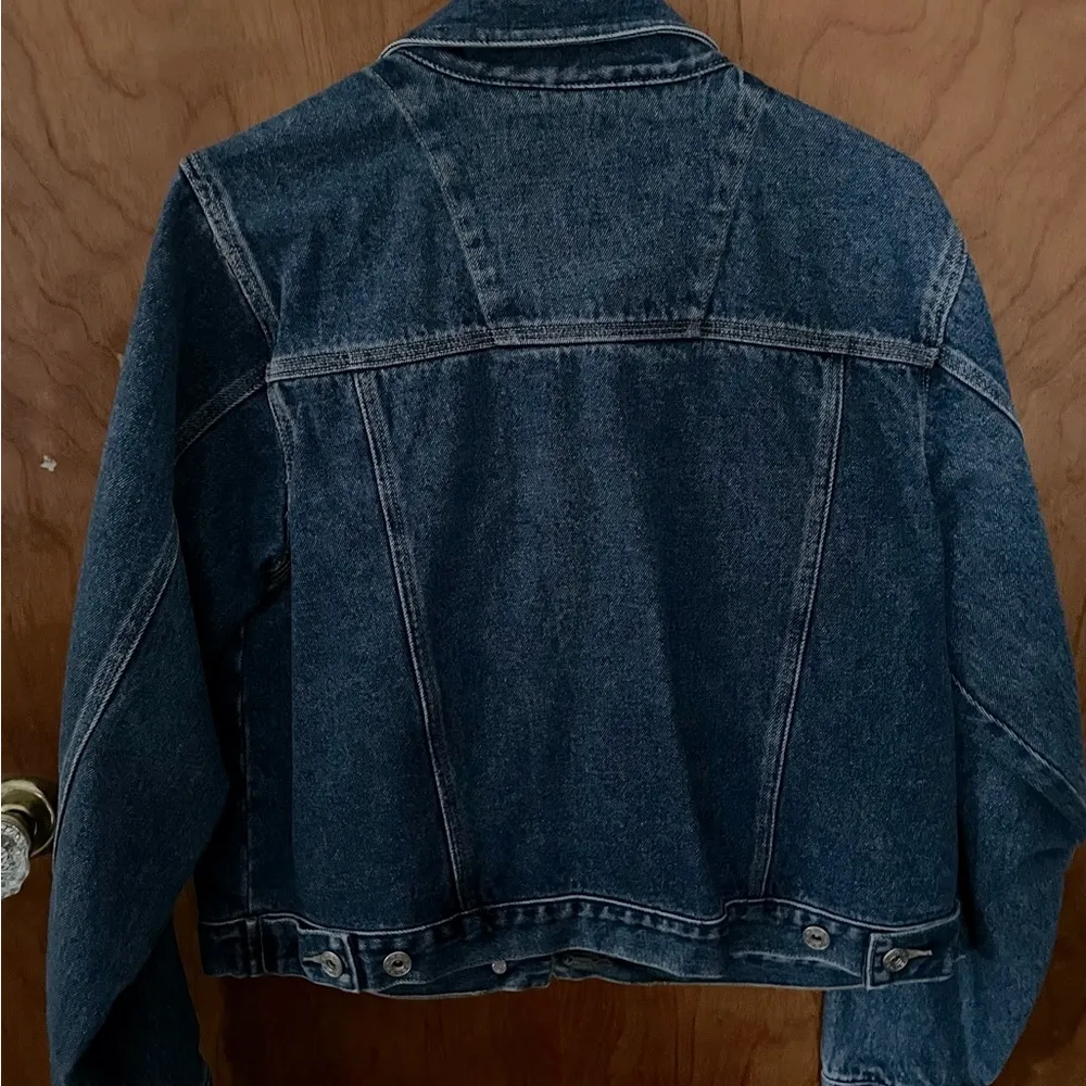 Vintage y2k Dungaree No Excuses Blue Jean jacket in Great Condition Size L - Image 8