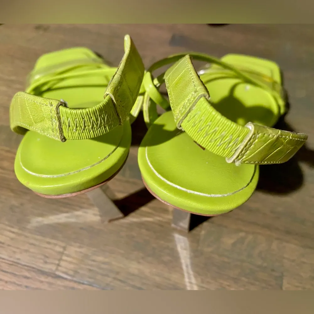 ALDO Lime Green Stiletto 4” Heels Size:7 - Image 10