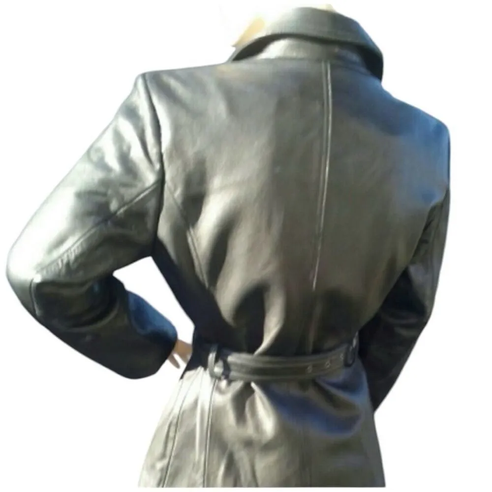 ✨Worthington Genuine Lambskin Leather Black Sz Large Jacket✨ - Image 3