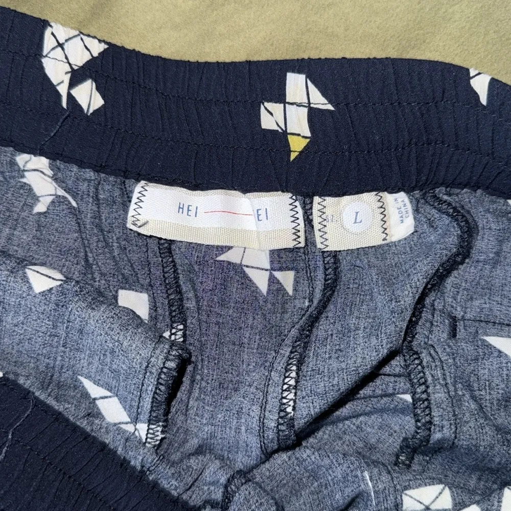 Anthropologie Hei Hei Finna Origami Print Jogger Pants - Image 8