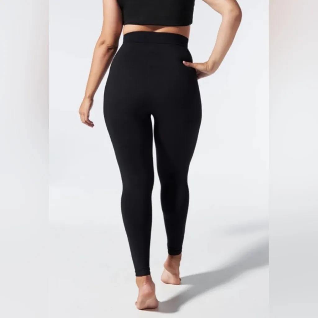 BLANQI EVERYDAY Highwaist Postpartum + Nursing Support Leggings Black Sz Medium - Image 3