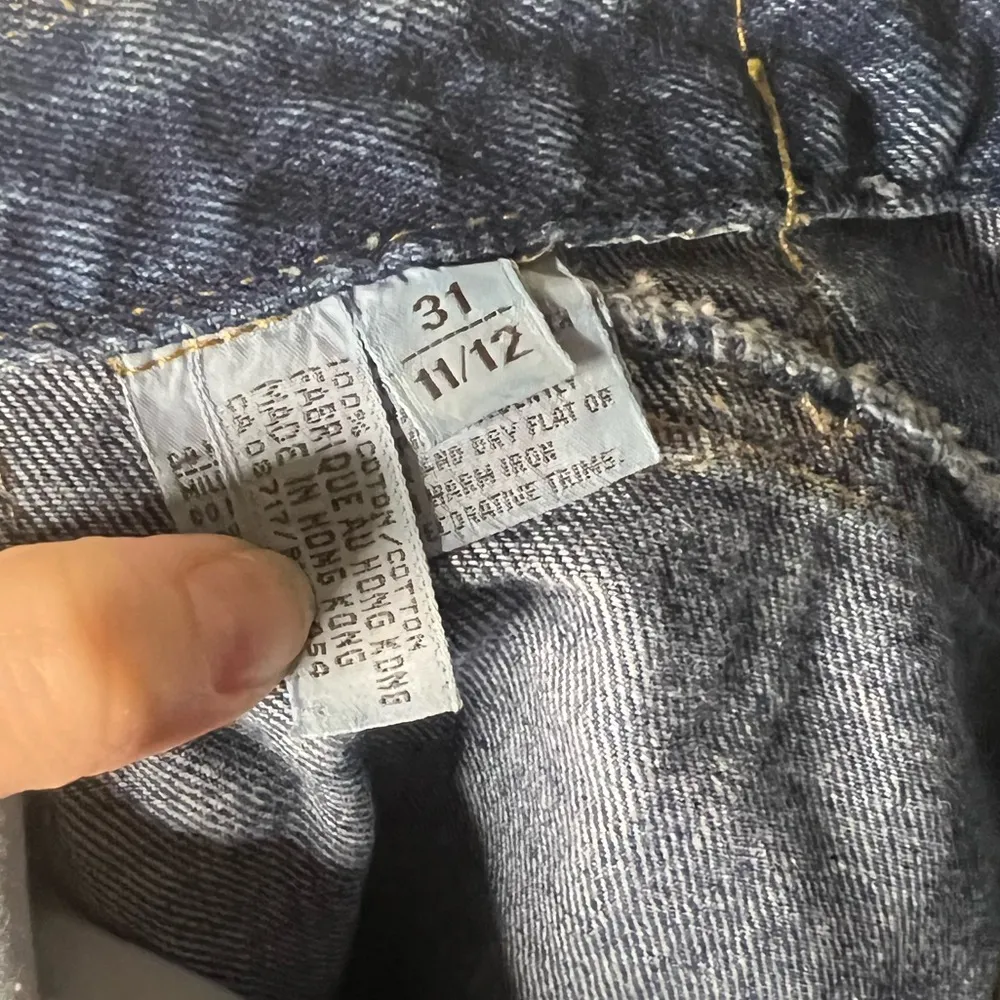 Western Vintage Studded Rodeo Denim Jeans Size 31 Blue - Image 6