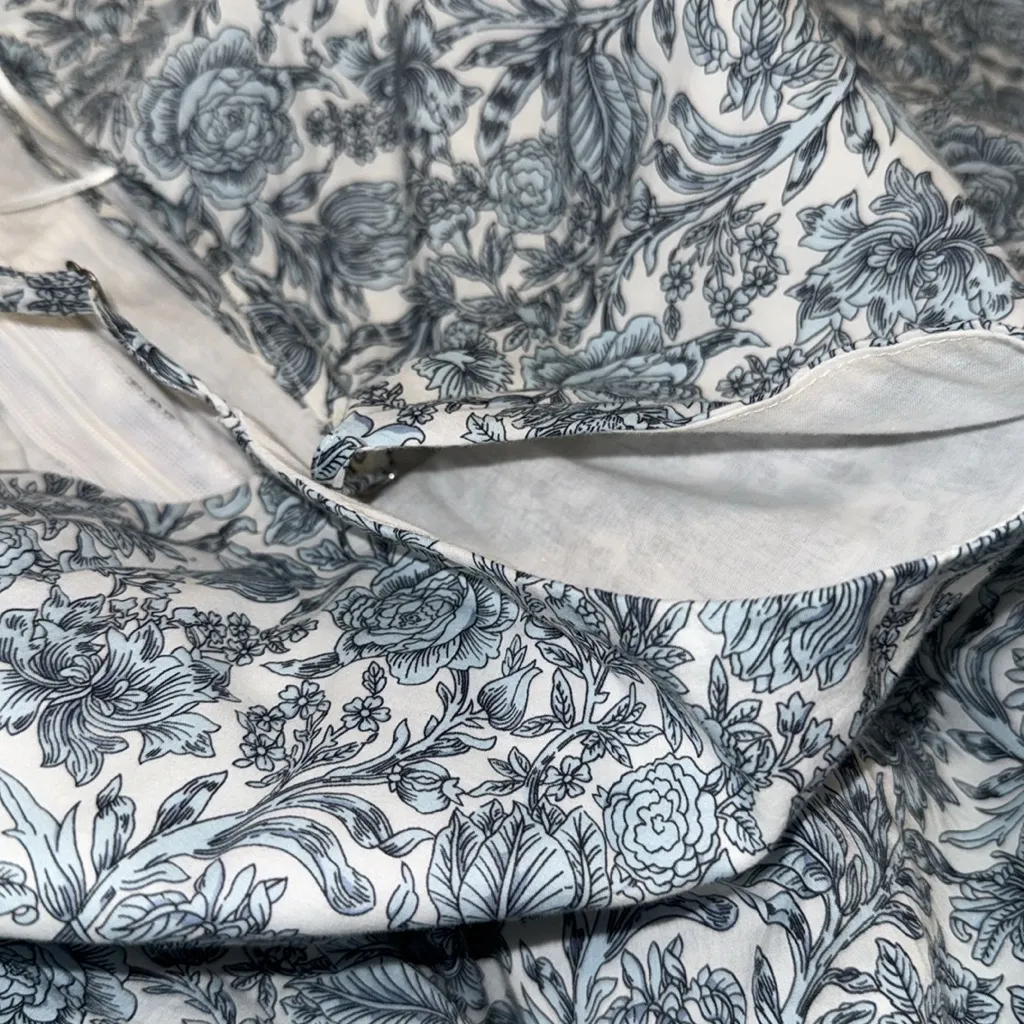 Tuckernuck HYACINTH HOUSE Blue and White Floral Tiered Teresa Maxi Dress L Size L - Image 6