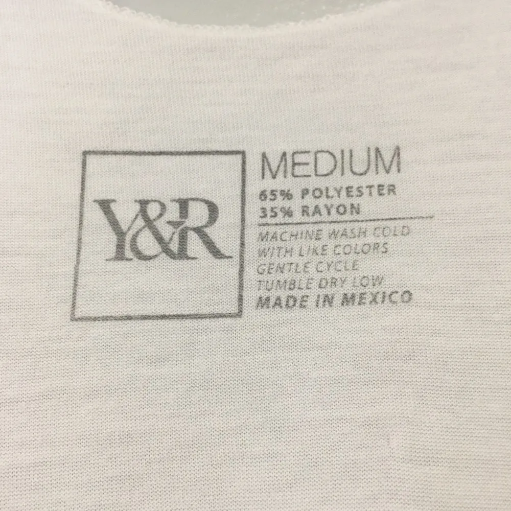 Young & Reckless • Blue and White Tank Top Medium - Image 7