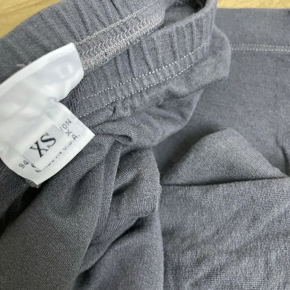 Bryn Walker Siro Rayon Pull On Capri Leggings Gray Elastic Waist Womens XS - Image 9