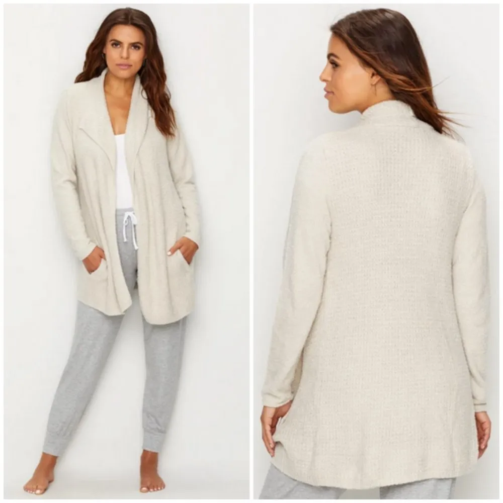 💕BAREFOOT DREAMS💕 CozyChic Lite Coastal Cardigan ~ Bisque XS NWT - Image 5