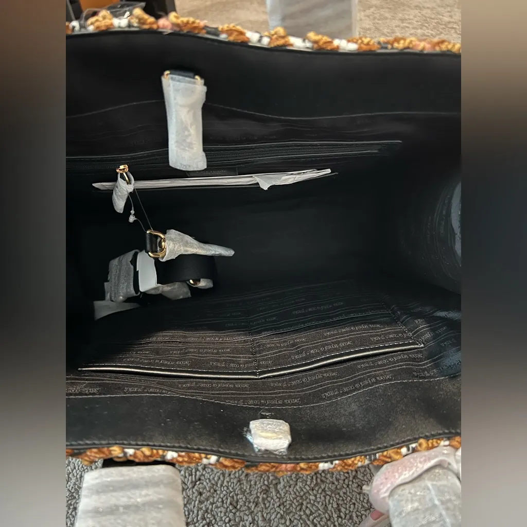 Kate Spade Manhattan Plaid Check Large 2Way Tote Bag Check - Image 7