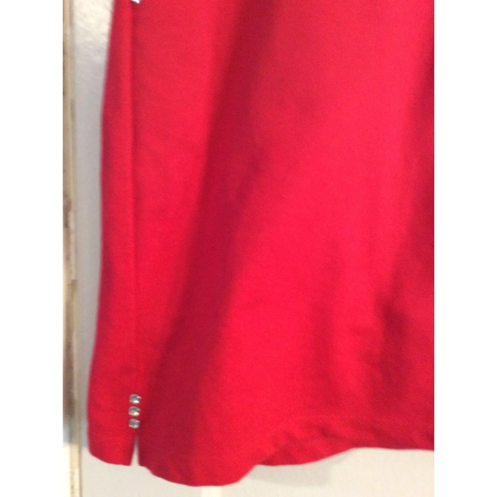 Quacker Factory Red Skorts Diamond Rhinestone Size Medium M - Image 2
