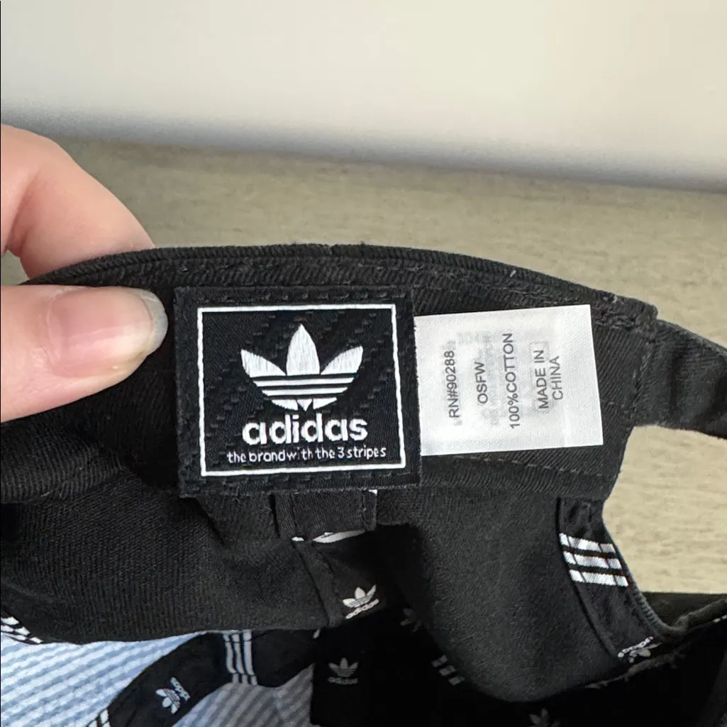 Adidas Black Baseball Cap with White Logo - Image 7