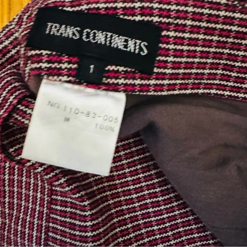 Women's Checkered Trousers Red Size undefined - Image 4