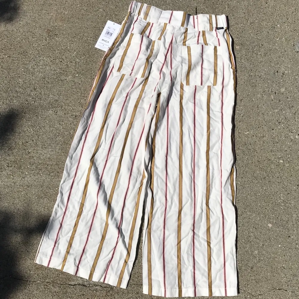 RVCA  Fully Noted Striped Pants size S - Image 9