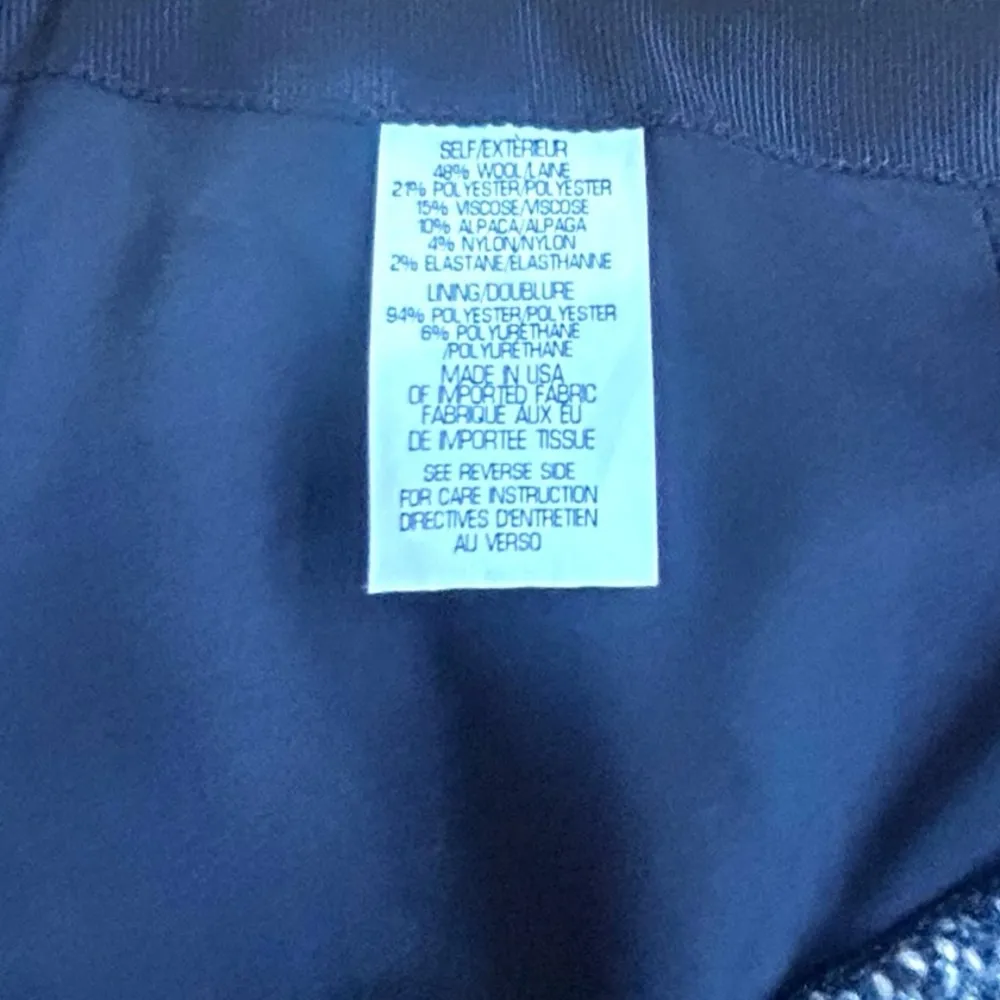 Theory Merlock Tweed Skater Mini Skirt Brown Black Size 2 Wool - Image 6