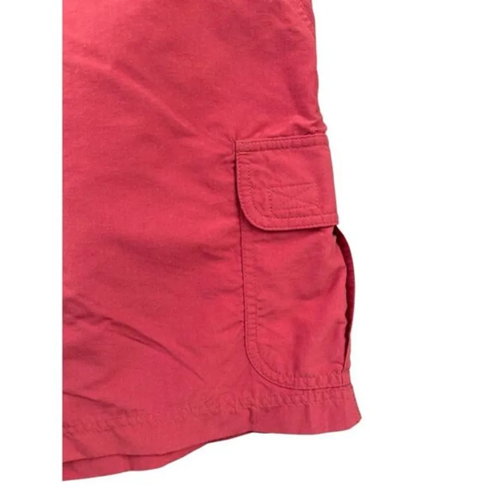 L.L. Bean Men's Supplex Nylon Cargo Swim Shorts Coral‎ Medium Pink - Image 3
