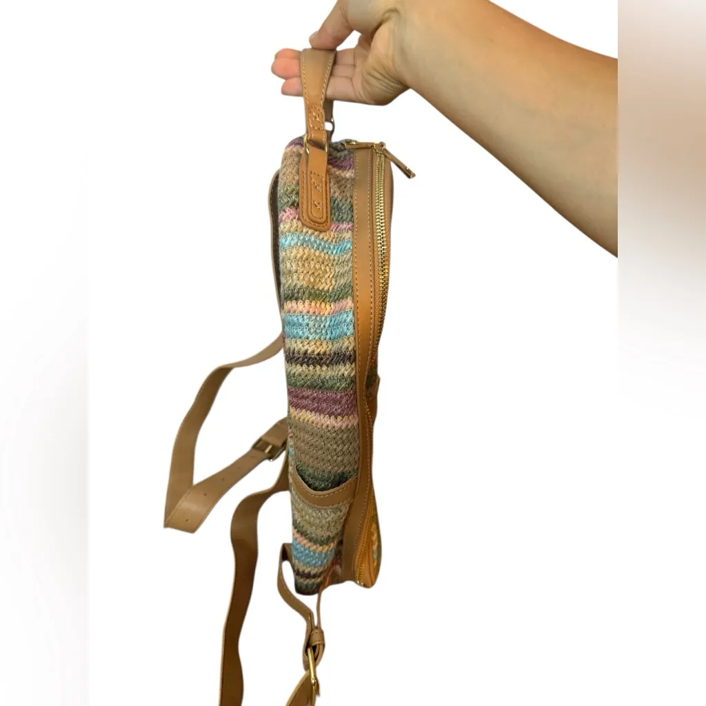 Tommy Bahama Multicolor Straw Medium Backpack - Image 4
