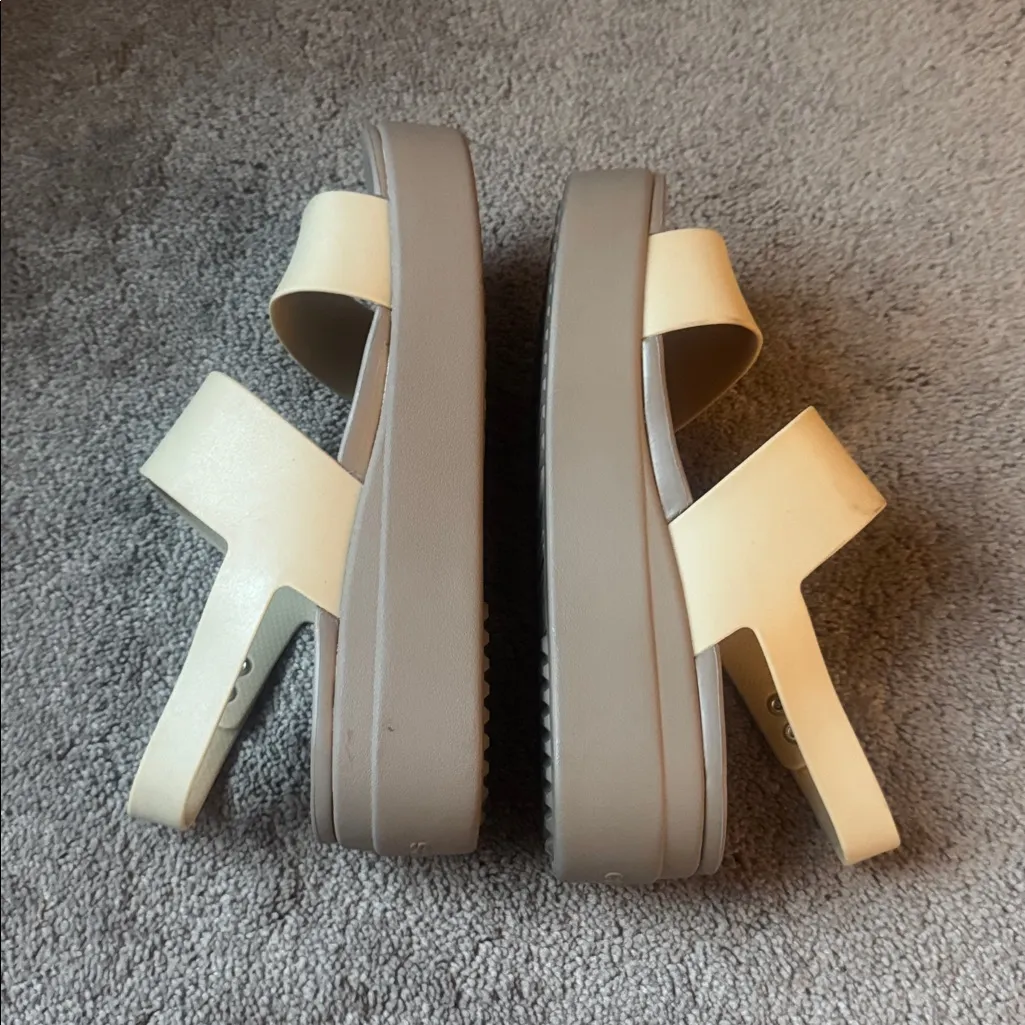 Crocs Brooklyn Matte Wrap Low Wedge Sandals SIZE 8 - Image 8