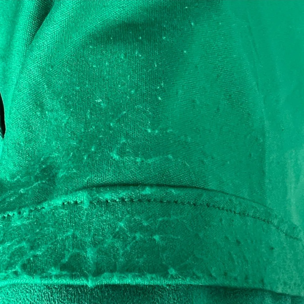 Calvin Klein Emerald Green One-Shoulder Gown Size 2 Ruched Wrap Formal Wear - Image 9