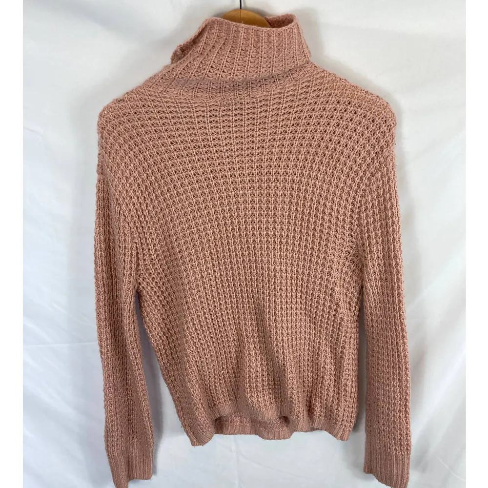 Falls Creek Pink Knit Mock Neck Sweater Size Small - Image 6