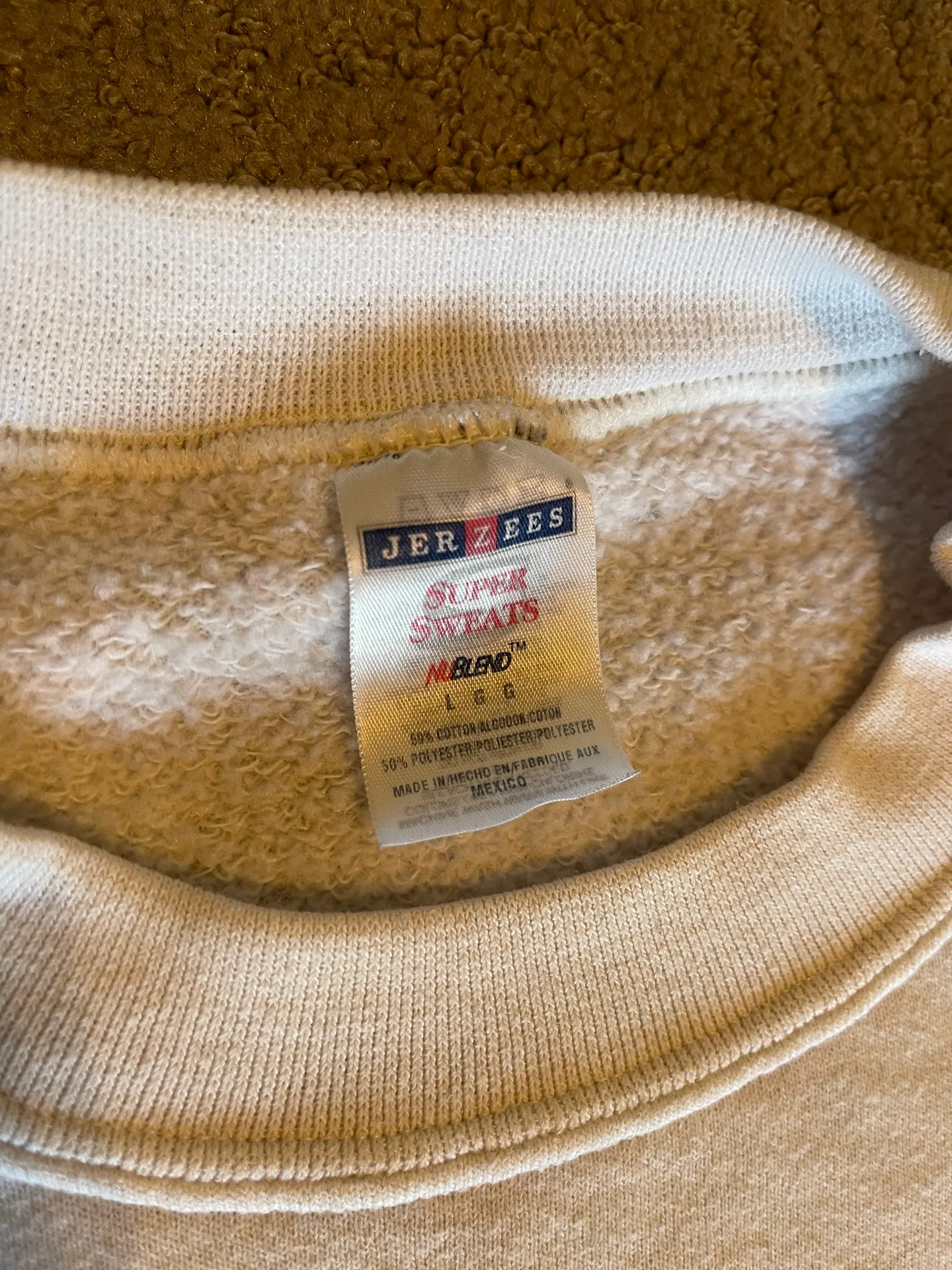 Ohio State Crewneck Sweatshirt White Size L - Image 3