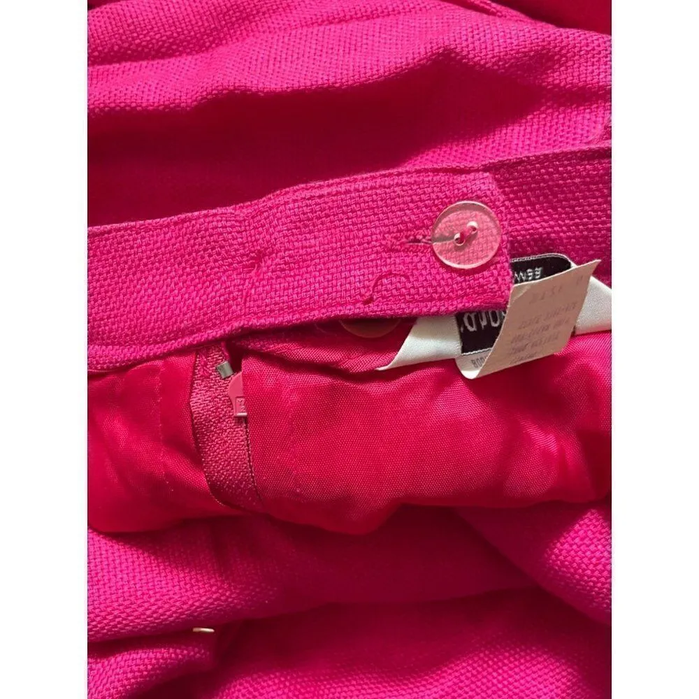 Vintage Sharon Young Sportswear long bright pink skirt 6 womens - Image 7
