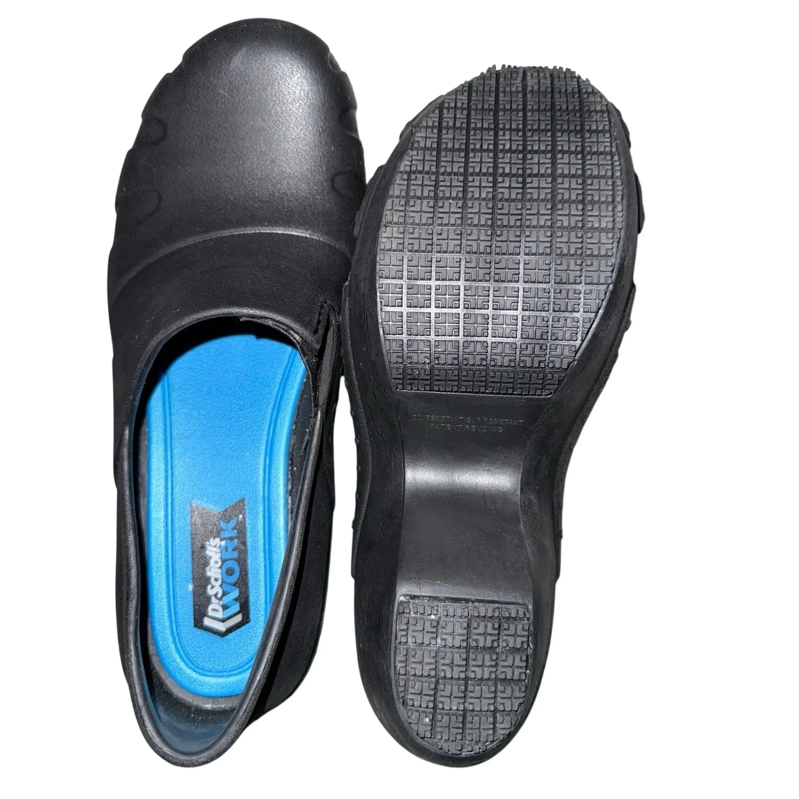 Dr. Scholl's Women's Trance Slip and oil Resistant work shoes Clog, Black, 9 US Black - Image 5