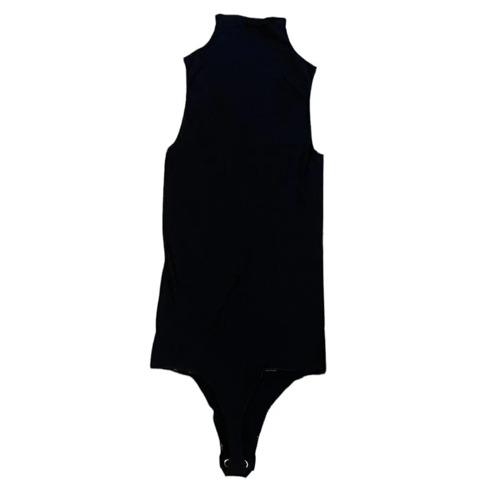 NWT Commando Seamless Mockneck Thong Bodysuit in Black - Image 3