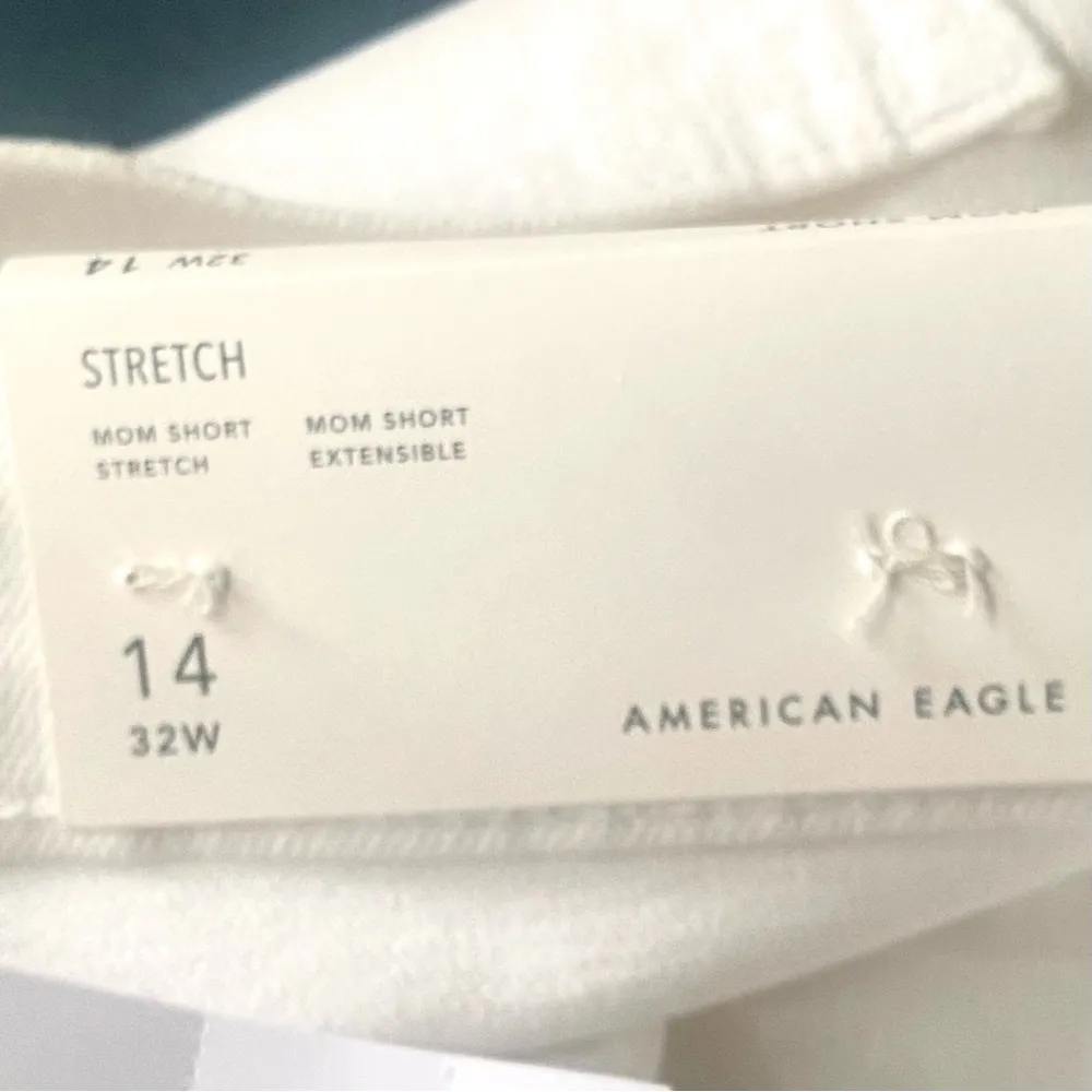 American Eagle Mom Stretch Distressed Shorts - Image 11