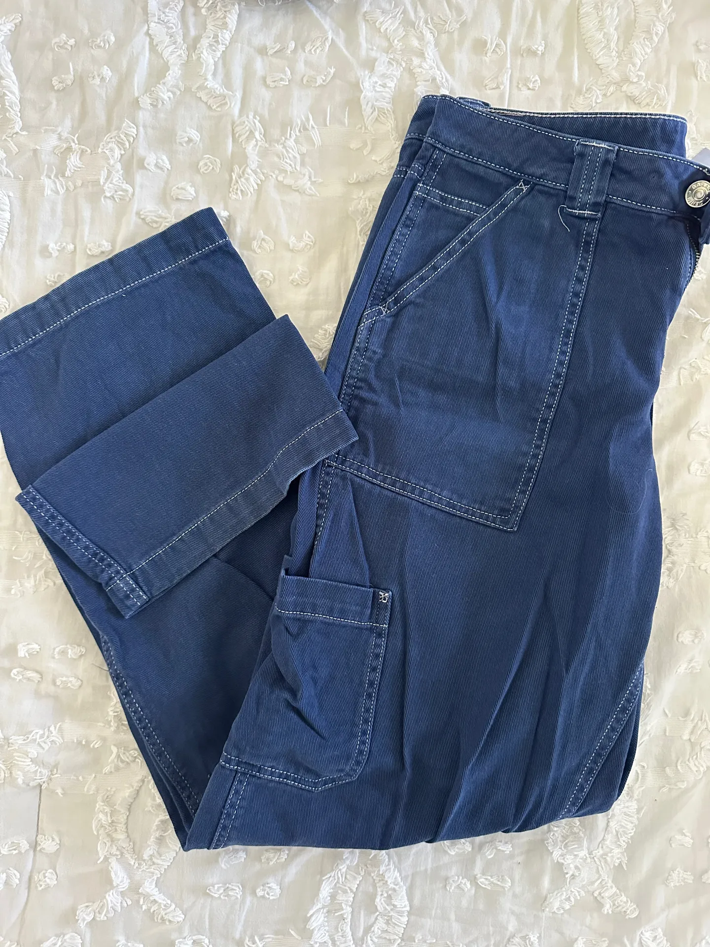 Navy Cargo Pants - Image 3