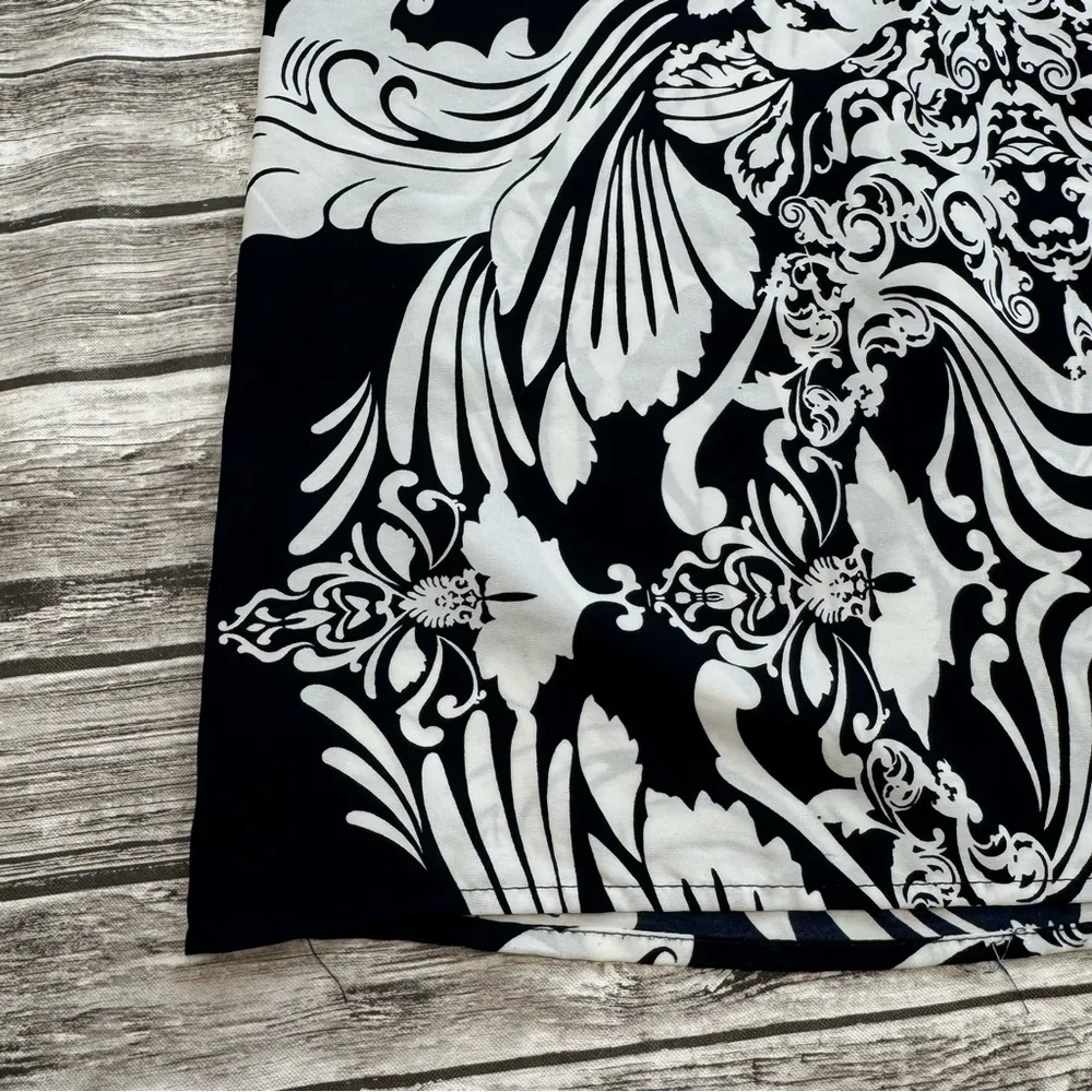 Million Bullpup Women's High Neck Tie Halter Maxi Dress White Blue S SM Small - Image 6