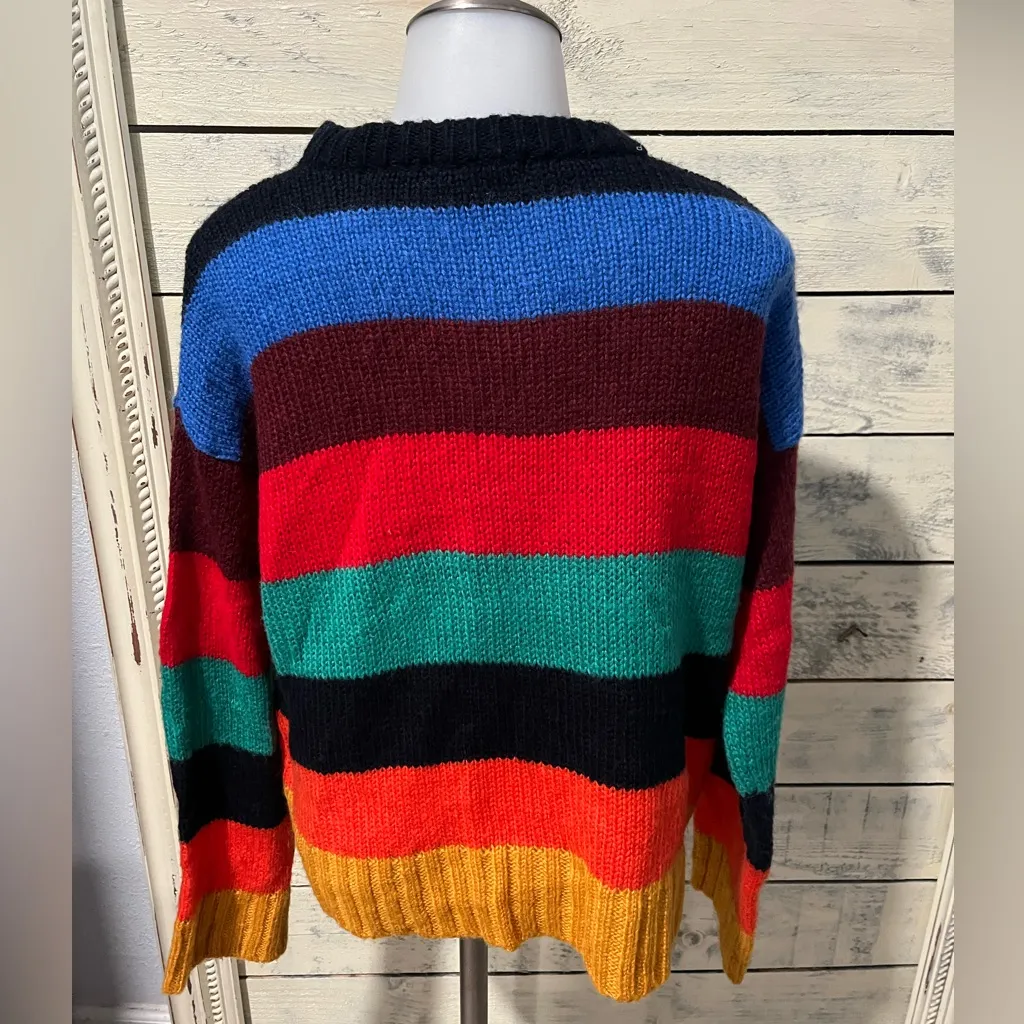 Urban Outfitters Colorful Striped Women's Sweater Size XS - Image 5