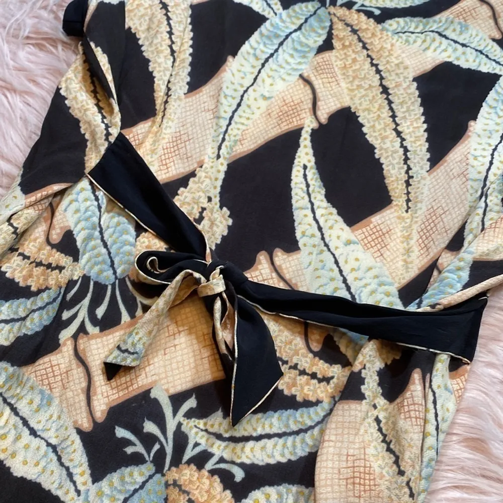 All Saints Sonny Fuji Silk Blend Dress sz 0 - Image 10