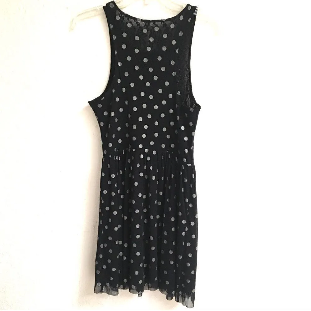 Free People lace & polkadot reversible dress S - Image 5