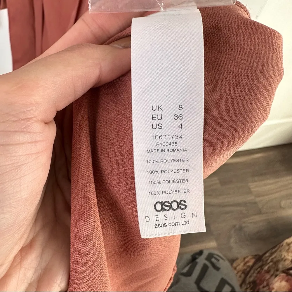 ASOS Design Long Sleeve Wrap Midi Dress - Image 7