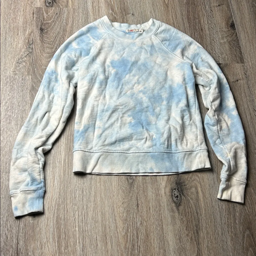 Faherty Bells Tie Dye Crewneck Sweatshirt Size Extra Small - Image 9