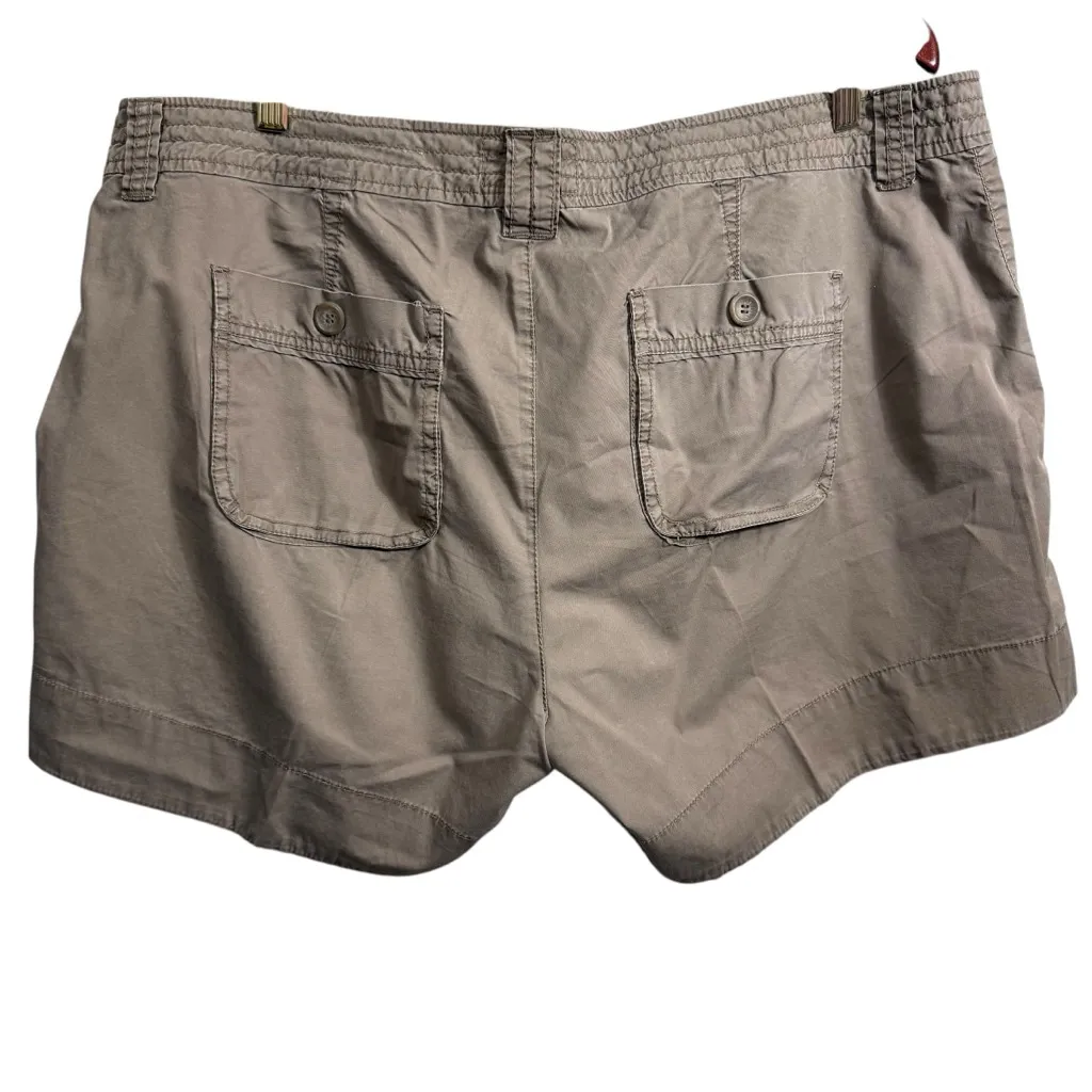 Maurices Shorts Size 20 Brown - Image 3