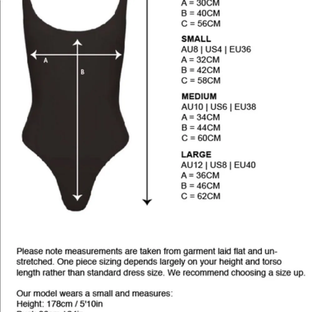 Cantik Swimwear Brooklyn‎ One Piece Bathing Suit Black - Image 4