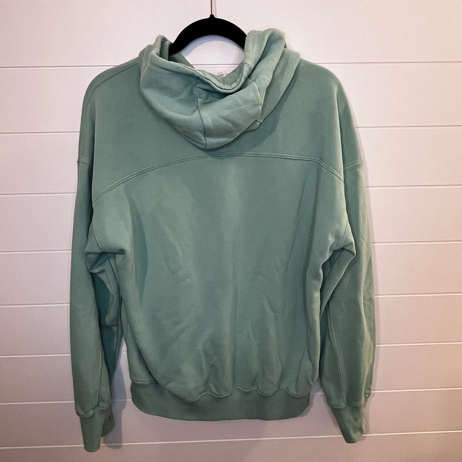 Yogalicious Women's Hooded Sweatshirt Size M Teal Long Sleeve - Image 8