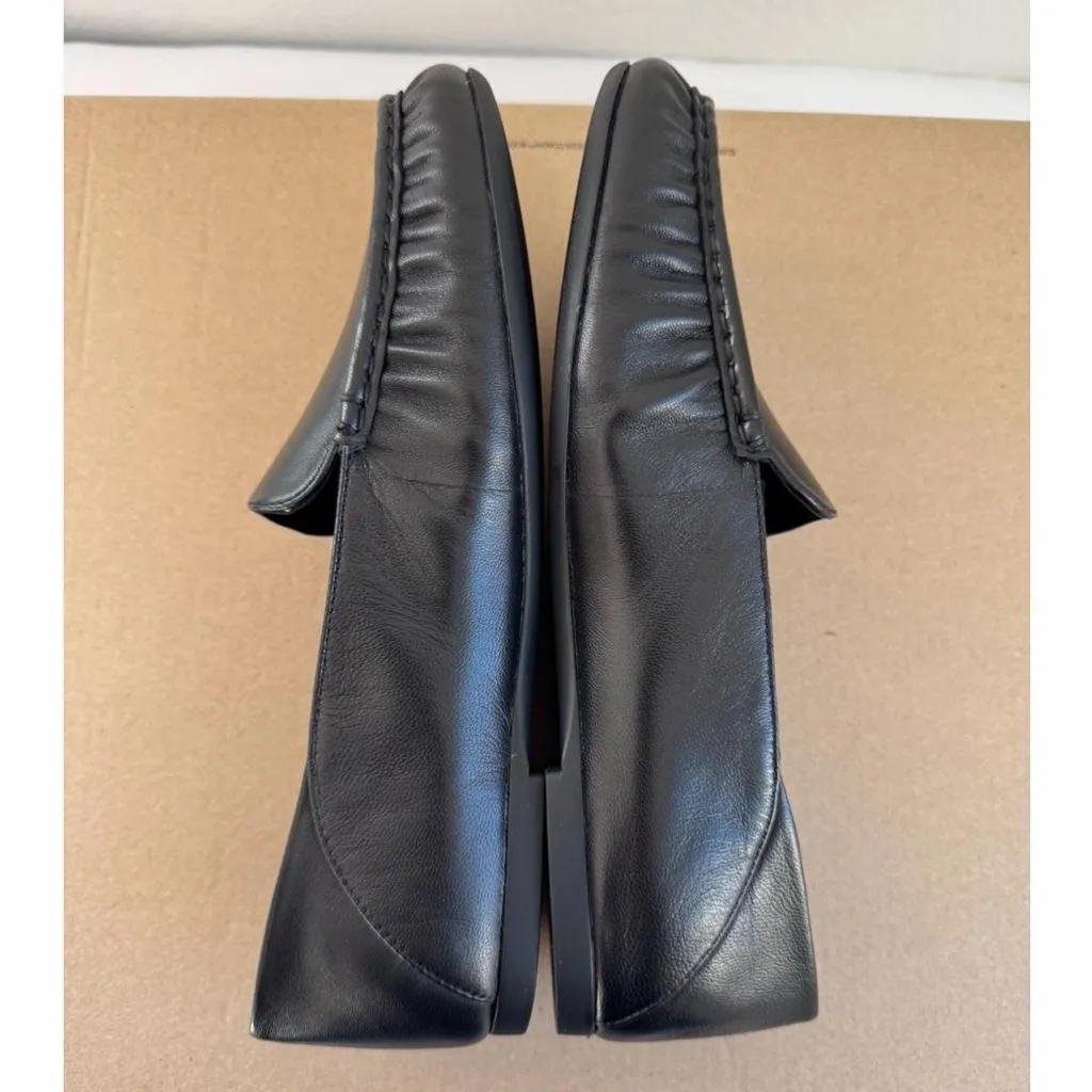 Everlane Leather Day Driver Loafer in Black, size 7 - Image 3