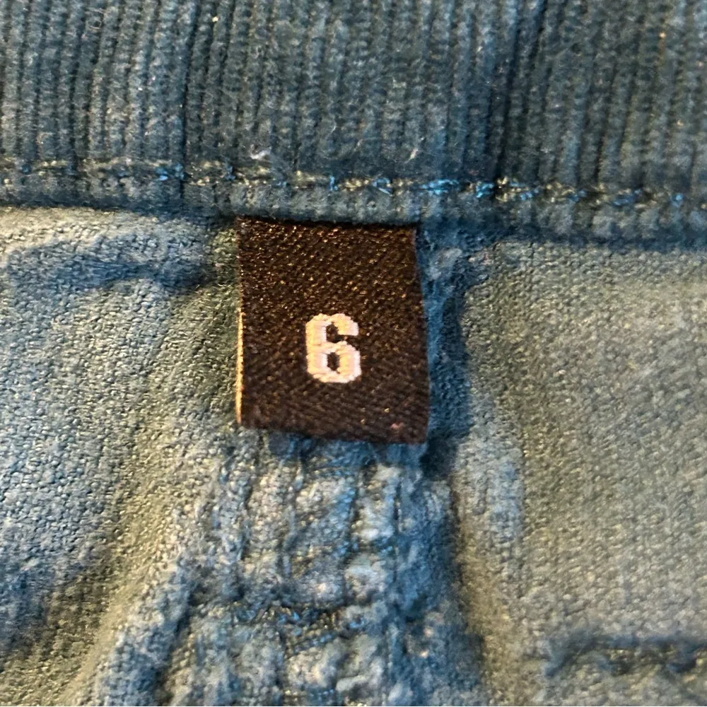 Kut From The Cloth Dark Teal Fine Wale Boot Cut Corduroy Size 6 Midrise Trousers - Image 7