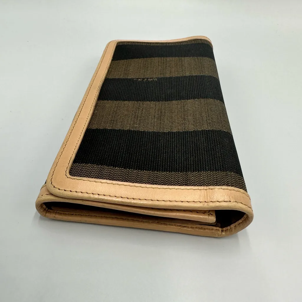 Fendi Pequin Striped Wallet - Image 4